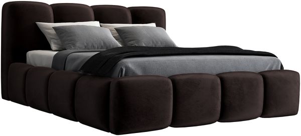 Polsterbett DONA 90x200 mit Matratze, Bettkasten und Lattenrost. Farbe: Espresso 6 Bild 4