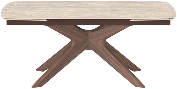Signature Keramiktisch mit Verlängerungen L180 cm - TIVOLI - Creme