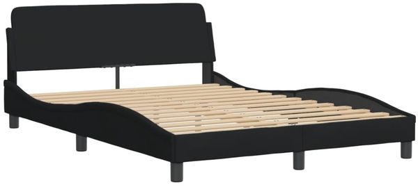 vidaXL Bettgestell "Dover" Schwarz 120x200 cm Stoff 373147 Bild 3