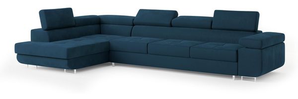 Masseno Ecksofa VICENTE mit Schlaffunktion L-Form, Sofa mit Bettkasten