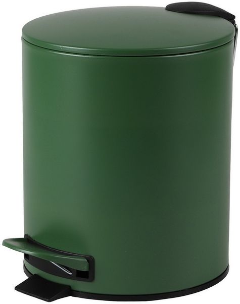 Urban Living Kosmetikeimer 5 Liter Badeimer Tret-Mülleimer Abfalleimer Tretpedeal Tretmülleimer, Absenkautomatik, Hygienische Pedalbedienung