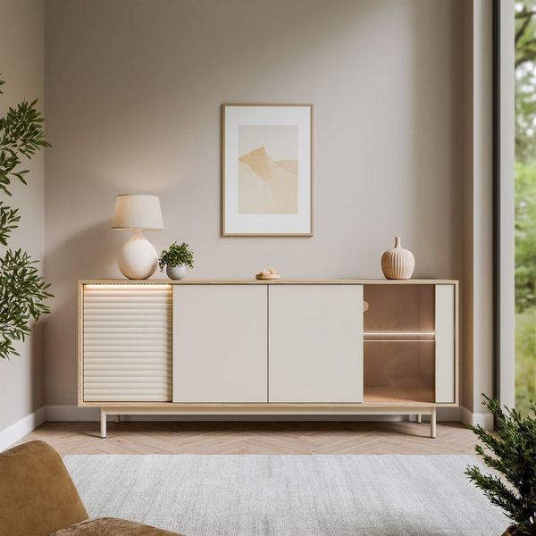 Lookway Kommode FLORENCE 3D1W mit LED-Beleuchtung