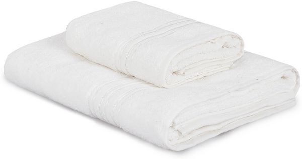 Handtuchset (2 Stück), 'Dora', Creme