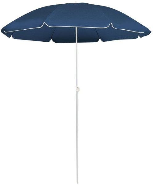 Sonnenschirm | Terrassenschirm | Gartenschirm mit Stahlmast Blau 180 cm
