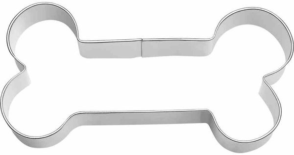 Ausstecher Knochen 10 cm Edelstahl [PG rot]