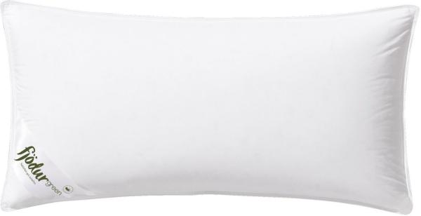 fjödur Federkopfkissen Fleur, Füllung: 85% Federn & 15% Daunen, Bezug: Bio-Baumwolle, Das Kissen gibt es in den Größen 40 x 80 und 80 x 80 cm. Bild 5