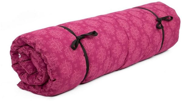 bodhi Meditationskissen Maharaja Collection: Shiatsumatte, 4-lagig Lotus (berry), 120 cm