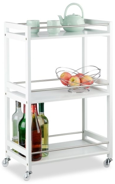 Servierwagen mit 3 Ablagen