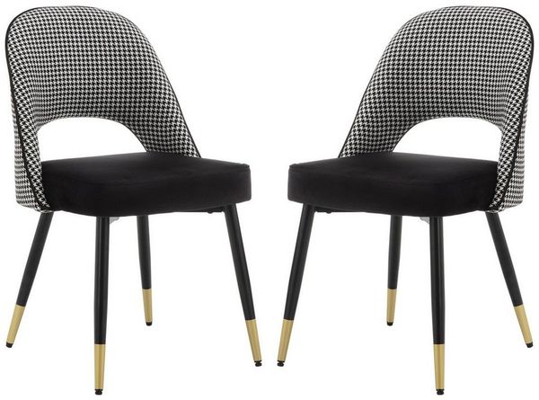 WAHSON OFFICE CHAIRS Esszimmerstuhl Samt 2er Set Seitenstühle Küchenstühle
