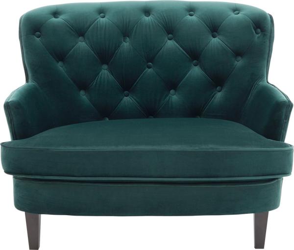 Atlantic Home Collection Leo Loveseats, Massivholz, 02 Grün, XXL-Sessel