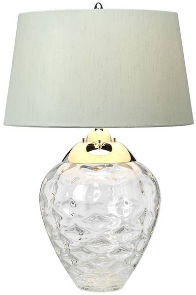 Elstead Samara Tischlampe klein Klar Schirm hellgrün 72cm Bild 2
