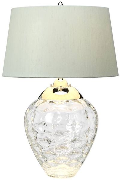 Elstead Samara Tischlampe klein Klar Schirm hellgrün 72cm Bild 3