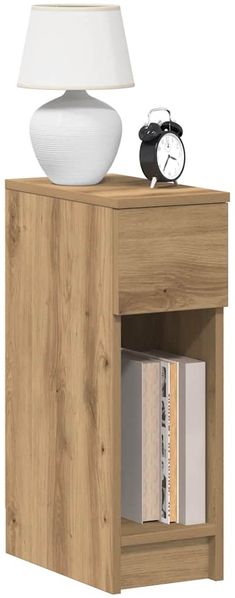 vidaXL Nachttisch mit Schublade Artisan-Eiche 20x36x60 cm 858711