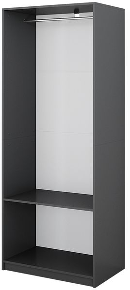 Kleiderschrank Elmo Anthrazit 80 x 200 cm Vicco