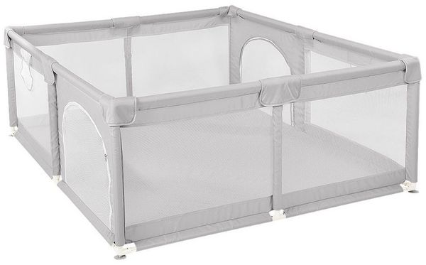 JEOBEST Laufgitter Laufstall Baby mit Spielmatte - Baby-Aktivitätsbereich, Baby Krabbelgitter mit Tragetasche