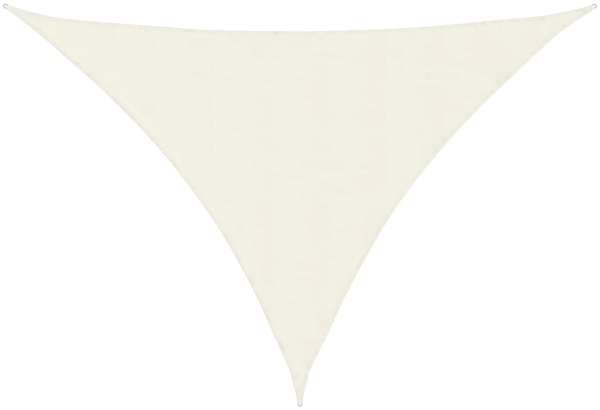 vidaXL Sonnensegel Oxford-Gewebe Dreieckig 5x5x6 m Creme 135238