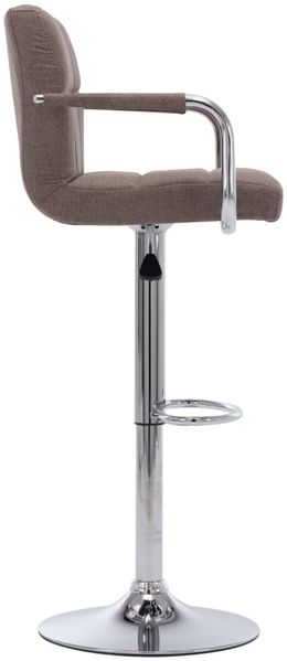 vidaXL Barhocker Taupe Stoff [283418] Bild 3