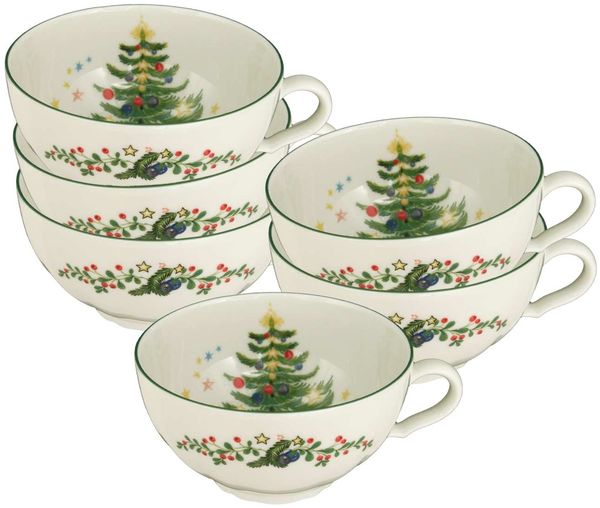 Seltmann Weiden Marieluise Weihnachten Teetasse 210 ml 6er Set