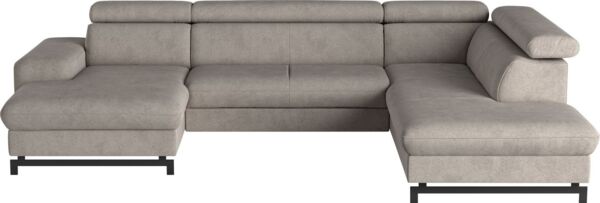 COTTA Wohnlandschaft Emma U-Form, B: 328 cm, mit Kopfteilverstellung, optional Bettfunktion & Bettkasten