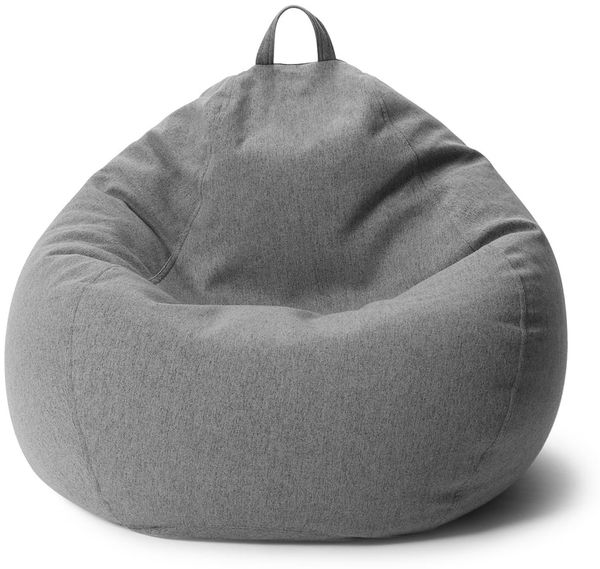 URBANARA Sitzsack 120l grau Basic-Comfort