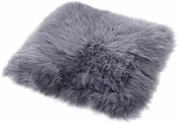 LUXOR living Stuhlkissen Sitzauflage Lammfell, Sitzauflage, rund oder eckig, echtes Lammfell, auch als 4er Set