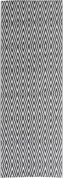 vidaXL Outdoor-Teppich ARAKIL Schwarz 80x250 cm PP 317015