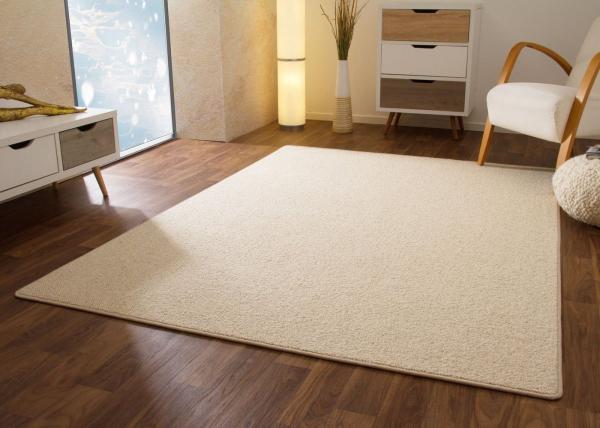 Designerteppich Modern Berber Sydney, Farbe: creme, Größe: 80x160 cm