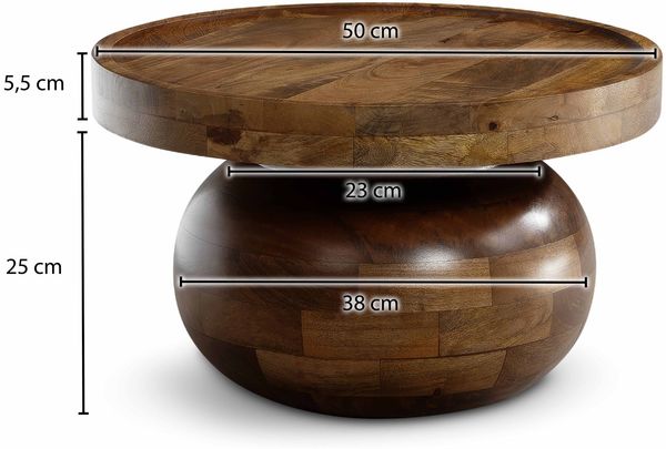 Couchtisch 50 x 50 x 30,5 Bild 3