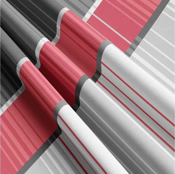 Leonado Vicenti Bettwäsche Allergiker geeignet 135x200, 155x200 oder 155x220, Microfaser, 2 teilig, weich und pflegeleicht, gestreift Bild 3