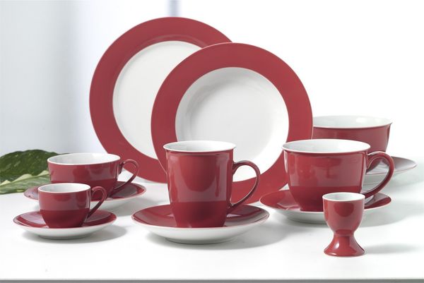 Espressotassen - Set 12 tlg. Doppio rot