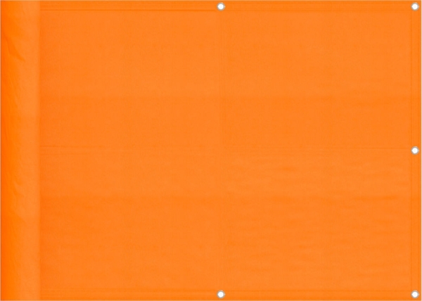 vidaXL Balkon-Sichtschutz Orange 75x700 cm 100 % Polyester-Oxford 42002138
