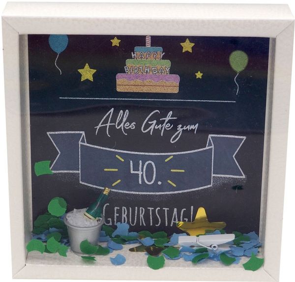 ZauberDeko Geschenkbox Geldgeschenk Verpackung Geburtstag 18 20 30 40 50 Happy Birthday Party