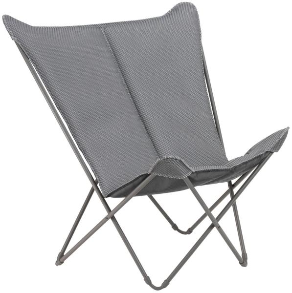 Lafuma Pop Up XL Camping Sessel BeComfort Butterfly silber silver