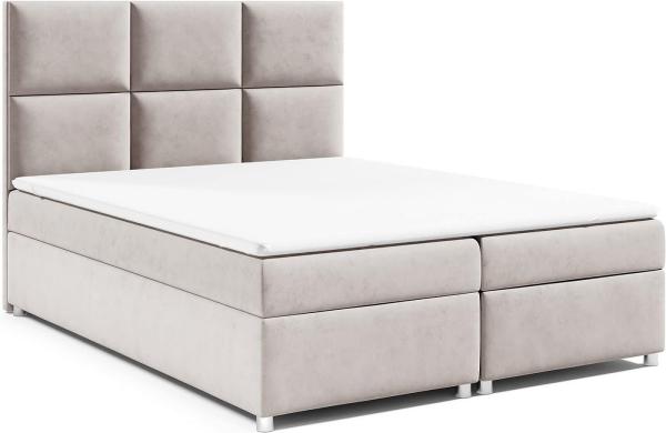 Best for Home Boxspringbett mit Bettkasten Trinity K-13 Bonellfederkern inkl. 7 cm Topper (140x200 160x200 180x200 200x200 cm), Handwerksqualität, TOP Preis-Leistungs-Verhältnis