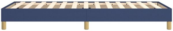 vidaXL Polsterbett, Stoff, 25,0 cm, Blau, 80x200 cm, Natur Bild 4