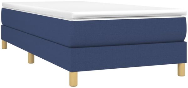 vidaXL Polsterbett, Stoff, 25,0 cm, Blau, 80x200 cm, Natur Bild 7