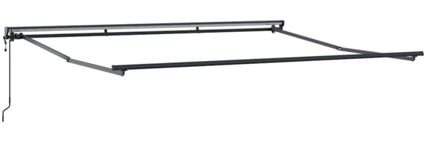 vidaXL Markisenrahmen Anthrazit 4 x 3 m Pulverbeschichteter Stahl 42002537