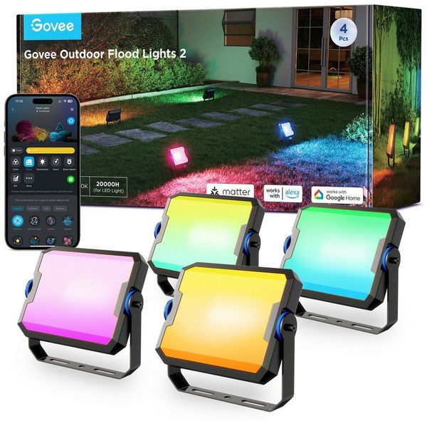 Govee H8057 Intelligente Gartenbeleuchtung Wi-Fi/Bluetooth