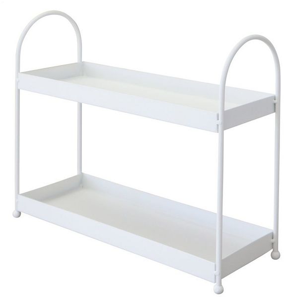 Grafelstein Etagere Etagere KITCHEN weiß aus Metall schmale Metalletagere Gewürzregal Bada