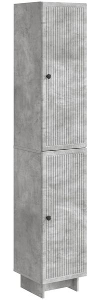 vidaXL Schrankset 2 pcs Betongrau 34,5 x 33 x 90 cm Holzwerkstoff 3416370