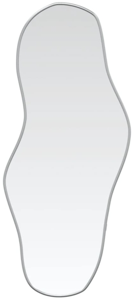 vidaXL Wandspiegel Silbern 100x45 cm 348258