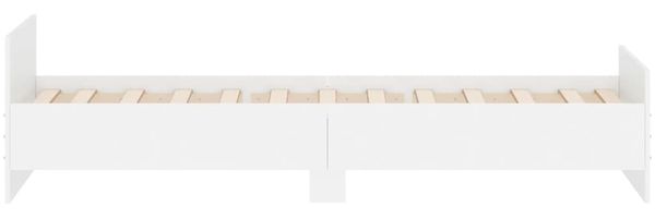 vidaXL Bettgestell Weiß 100x200 cm Holzwerkstoff 835932 Bild 5