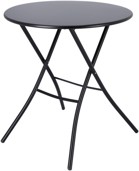 Outdoor Klapptisch Fiam Sirio, rund schwarz