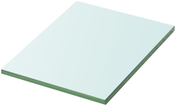 vidaXL Regalboden Glas Transparent 20x15 cm 243803