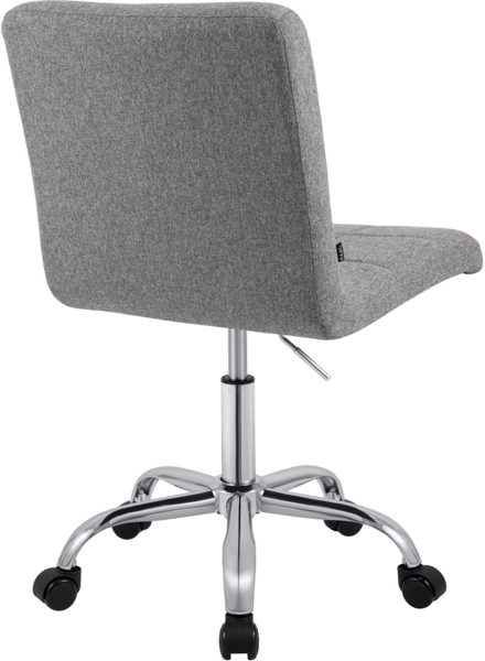 CLP Arbeitshocker Darfield höhenverstellbar und 360° drehbar bis 150 kg belastbar,grau Stoff Bild 6