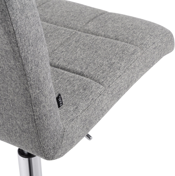 CLP Arbeitshocker Darfield höhenverstellbar und 360° drehbar bis 150 kg belastbar,grau Stoff Bild 7