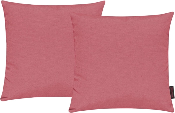 MAGMA Kissenhüllen FINO - ca. 40 x 40 cm - 2er Set peach