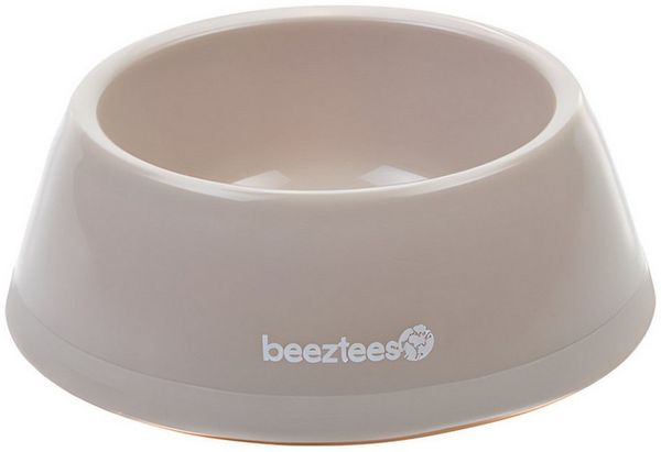 Beeztees Futternapf Hundenapf Kunststoff beige