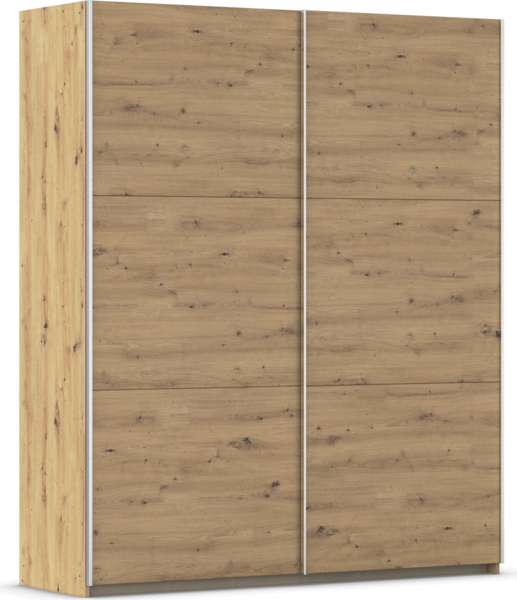 rauch Kleiderschrank; Schwebetürenschrank KRONACH, 2-türig, Eiche Artisan, 175x210x59xcm Bild 3