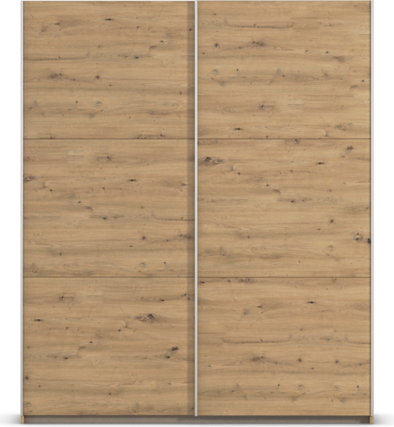 rauch Kleiderschrank; Schwebetürenschrank KRONACH, 2-türig, Eiche Artisan, 175x210x59xcm Bild 2